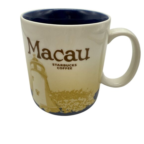 Starbucks 2010  Macau Global Icon Destinations Collector Series Ceramic Mug - Picture 1 of 8